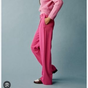 Sezane Giacamo Trouser Pants 34 Pink